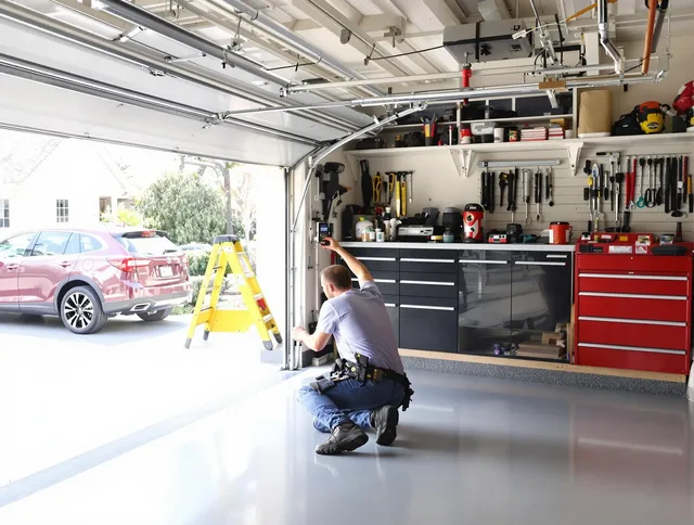 Local garage door repair service by Powell Garage Door Repair in Powell