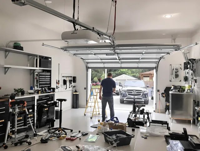 Garage door opener installation by Powell Garage Door Repair in Powell