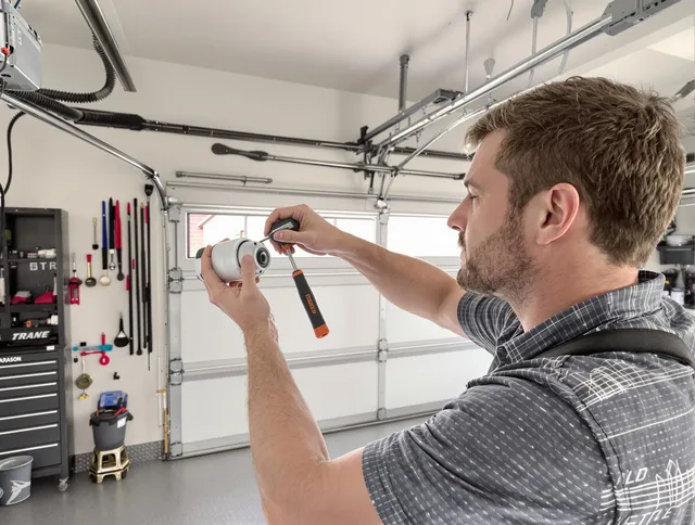 Garage door opener repair service by Powell Garage Door Repair in Powell