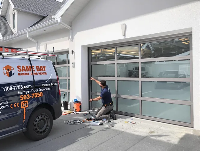 Same-day garage door repair service by Powell Garage Door Repair in Powell